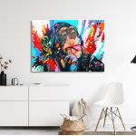 Πίνακας σε καμβά Teasing monkey painting