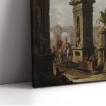 Canvas print Alexander visiting the tomb of Achilles, Antonio Joli