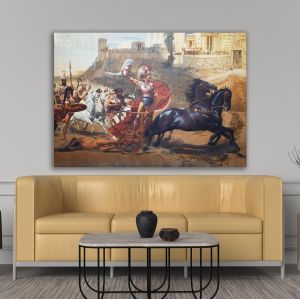 Canvas print Achilles triumph