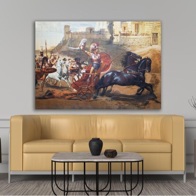 Canvas print Achilles triumph