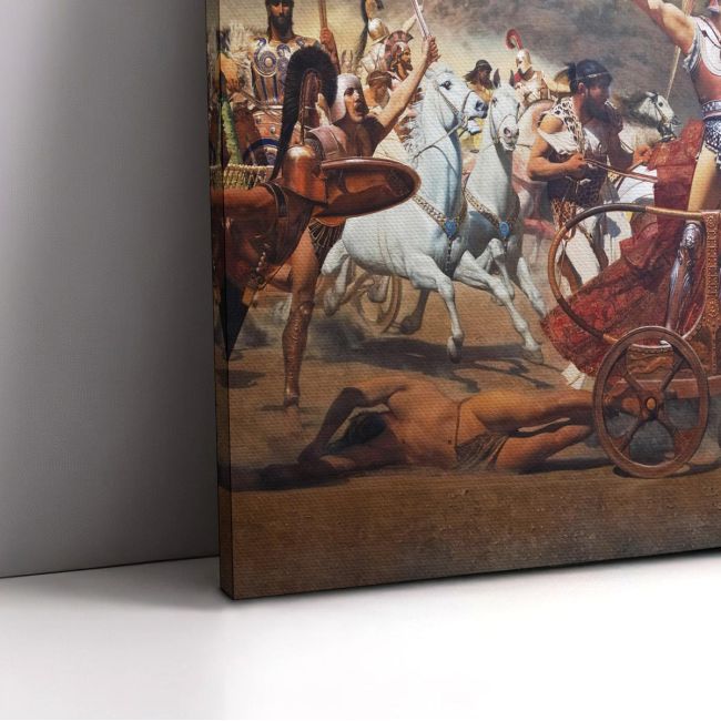 Canvas print Achilles triumph