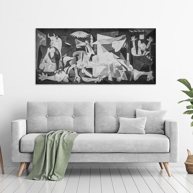 Canvas print Guernica reart (original Picasso P.)