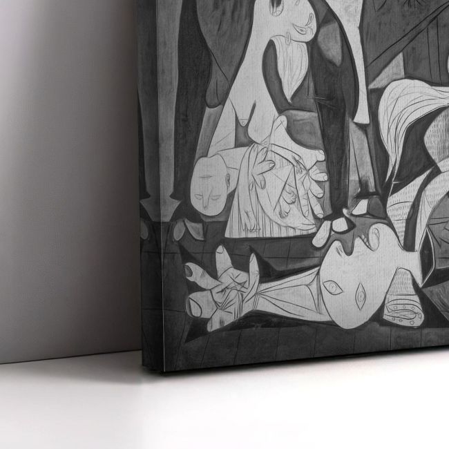 Canvas print Guernica reart (original Picasso P.)