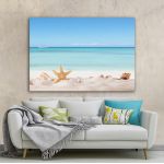 Πίνακας σε καμβά Παραλία, Summer beach II