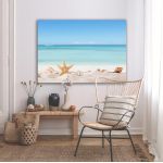 Πίνακας σε καμβά Παραλία, Summer beach II