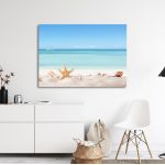 Πίνακας σε καμβά Παραλία, Summer beach II