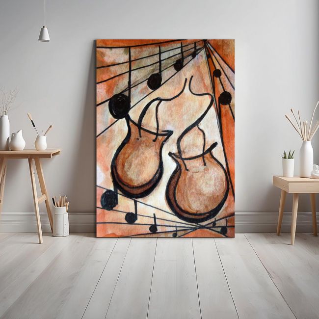 Canvas print Music horizons