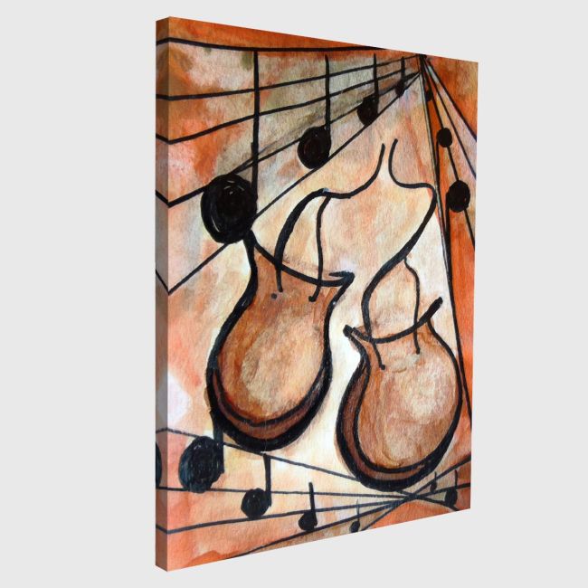 Canvas print Music horizons