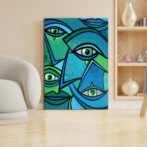 Πίνακας σε καμβά Abstract eyes II