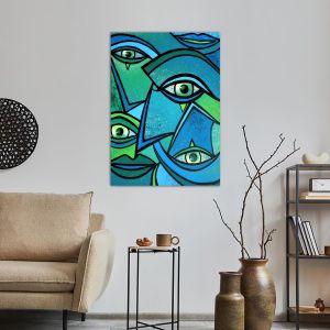 Πίνακας σε καμβά Abstract eyes II 2