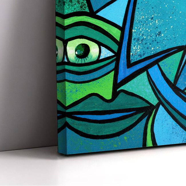 Canvas print Abstract eyes II