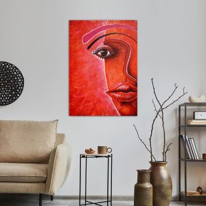 Πίνακας σε καμβά Brown eye 2