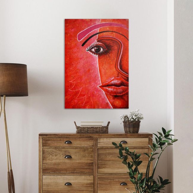 Πίνακας σε καμβά Brown eye