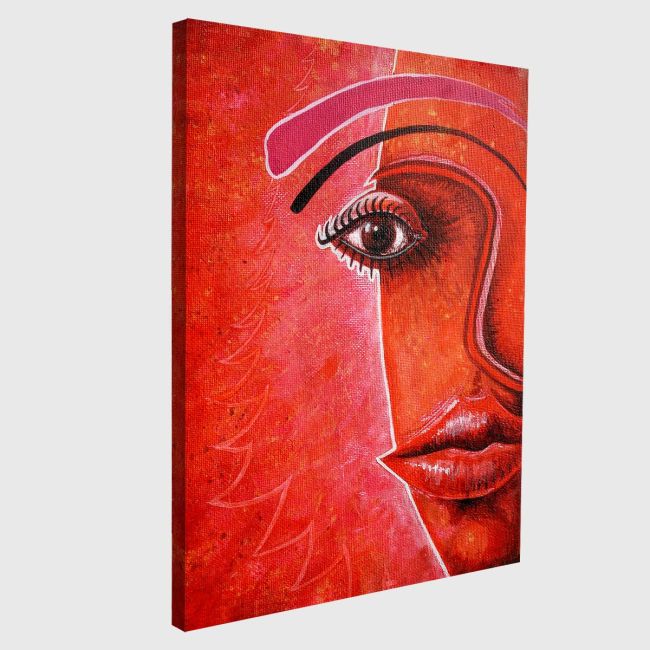Canvas print Brown eye