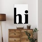 Πίνακας σε καμβά Hi