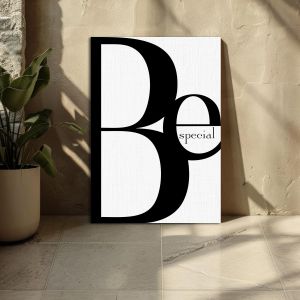 Canvas print Be special