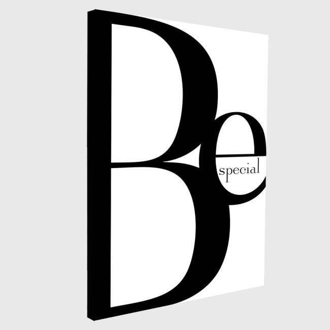 Canvas print Be special