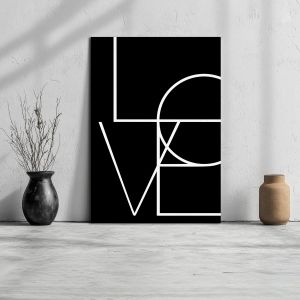 Πίνακας σε καμβά Love II