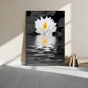 Canvas print White lily beauty