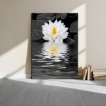 Canvas print White lily beauty