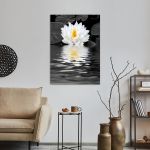 Πίνακας σε καμβά Κρίνος, White lily beauty