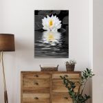 Canvas print White lily beauty