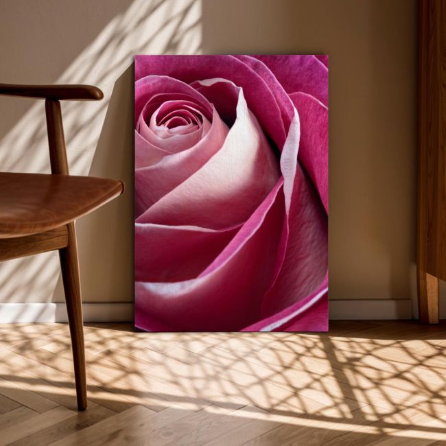 Πίνακας σε καμβά Τριαντάφυλλο, Single pink rose