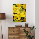 Canvas print Yellow lilies