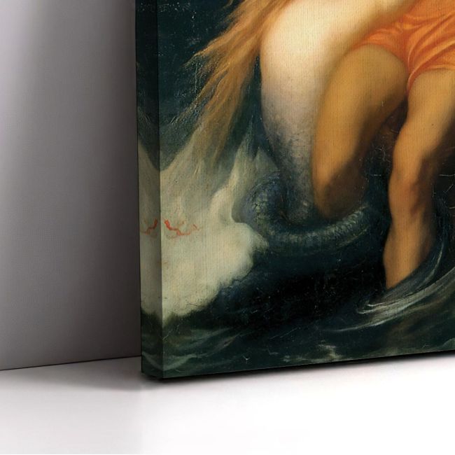 Πίνακας ζωγραφικής Σειρήνα και ψαράς, Leighton Frederic