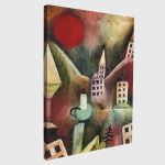 Canvas print Destroyed village, Klee P.