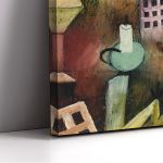 Canvas print Destroyed village, Klee P.