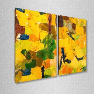 Canvas print Abstract patterns, two panels 2