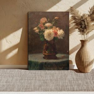 Canvas print Vase with roses, Iakovidis
