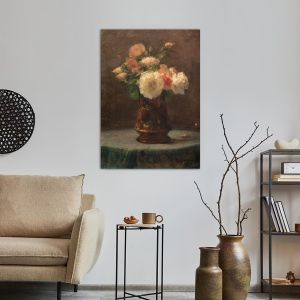 Canvas print Vase with roses, Iakovidis 2