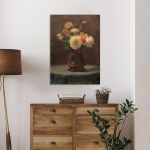 Canvas print Vase with roses, Iakovidis