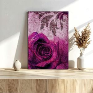 Canvas print Rose. Purple rose