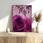 Canvas print Rose. Purple rose