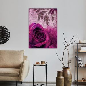 Canvas print Rose. Purple rose 2