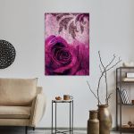 Canvas print Rose. Purple rose