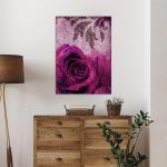 Canvas print Rose. Purple rose
