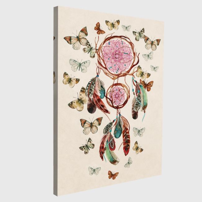 Canvas print , Dream catcher watercolors