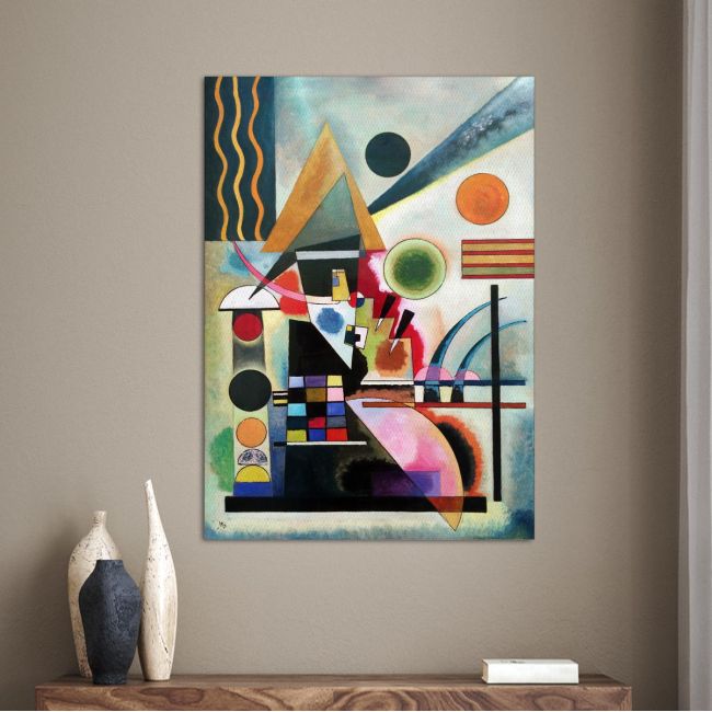 Πίνακας ζωγραφικής Swinging, Kandinsky W.