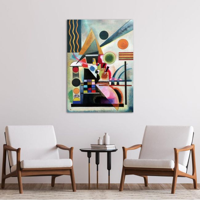 Πίνακας ζωγραφικής Swinging, Kandinsky W.