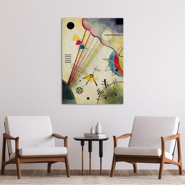 Πίνακας ζωγραφικής Distinct connection, Kandinsky W.