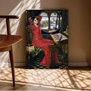 Canvas print The lady of Shalott, Waterhouse J. W.