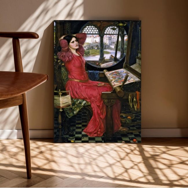 Canvas print The lady of Shalott, Waterhouse J. W.