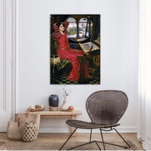 Canvas print The lady of Shalott, Waterhouse J. W. 2