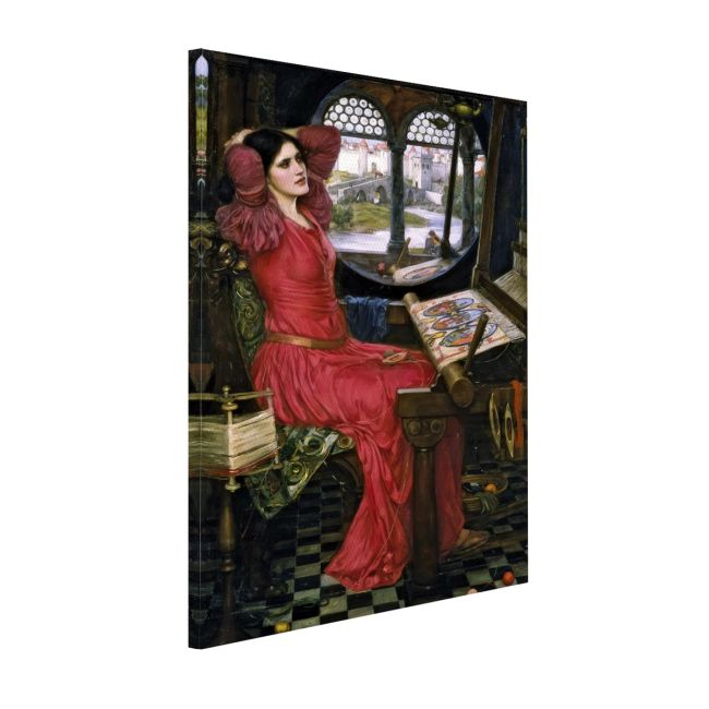 Canvas print The lady of Shalott, Waterhouse J. W.