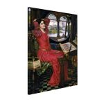 Πίνακας ζωγραφικής The lady of Shalott, Waterhouse J. W.