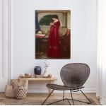 Canvas print The crystal ball, Waterhouse J. W.